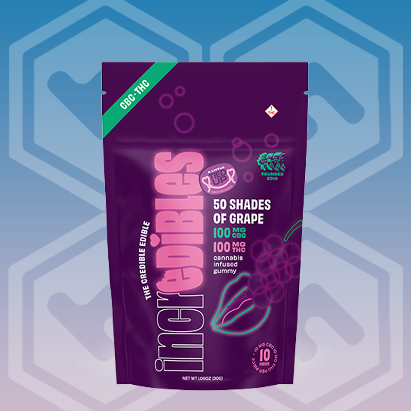 Photograph of product: 50 Shades Of Grape 1:1 TH-oui/CBC 10pk