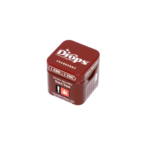 Photograph of product: 100mg (1:1:1:1) Cranberry Single
