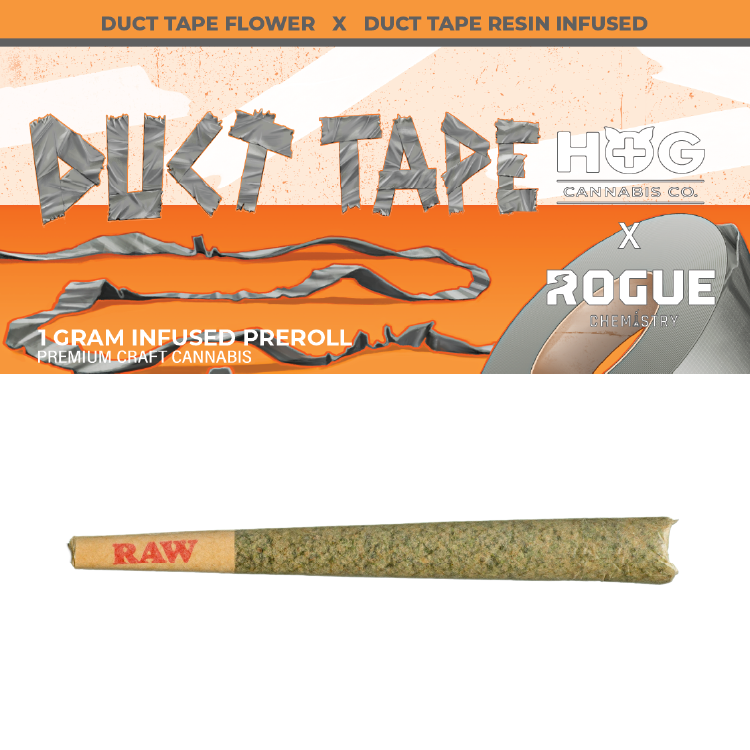 Photograph of product: Duct Tape Infused PreRoll