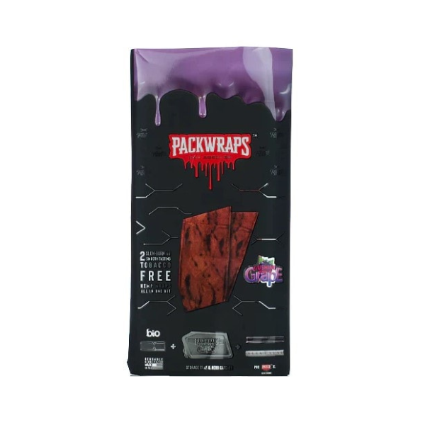 Photograph of product: Packwraps Grape Hemp Wraps | 2pk