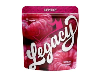 Photograph of product: LEGACY Gummies 100mg: Raspberry 10pc