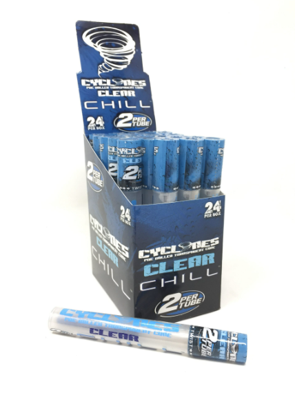 Photograph of product: Cyclones Clear Blue Chill 2pk Cones