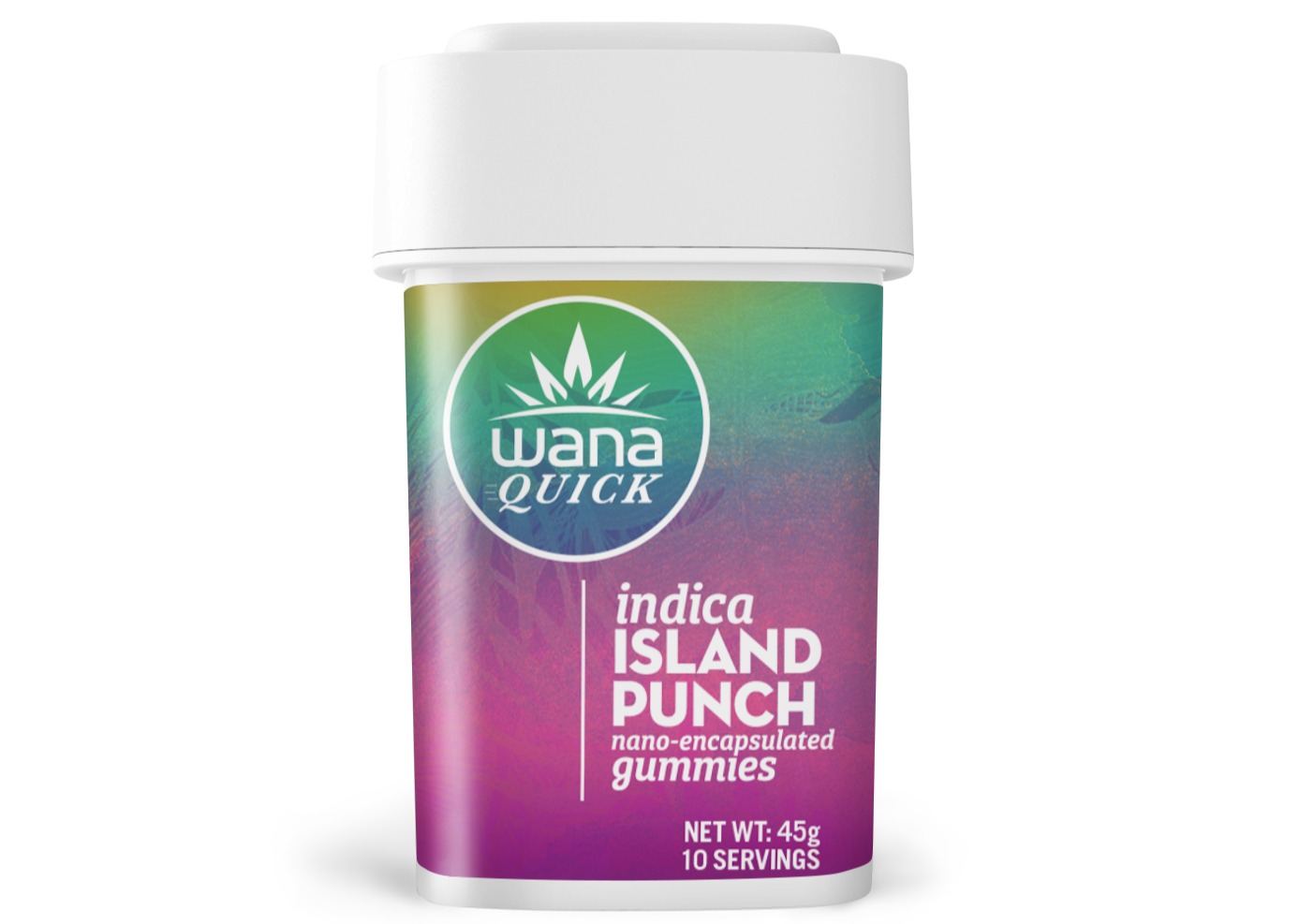 Photograph of product: Wana Quick Gummies 100mg - Island Punch