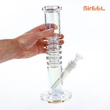 Photograph of product: 11.5" SirEEL Iridized Totally Tubular Bong w/ Bowl | Assorted