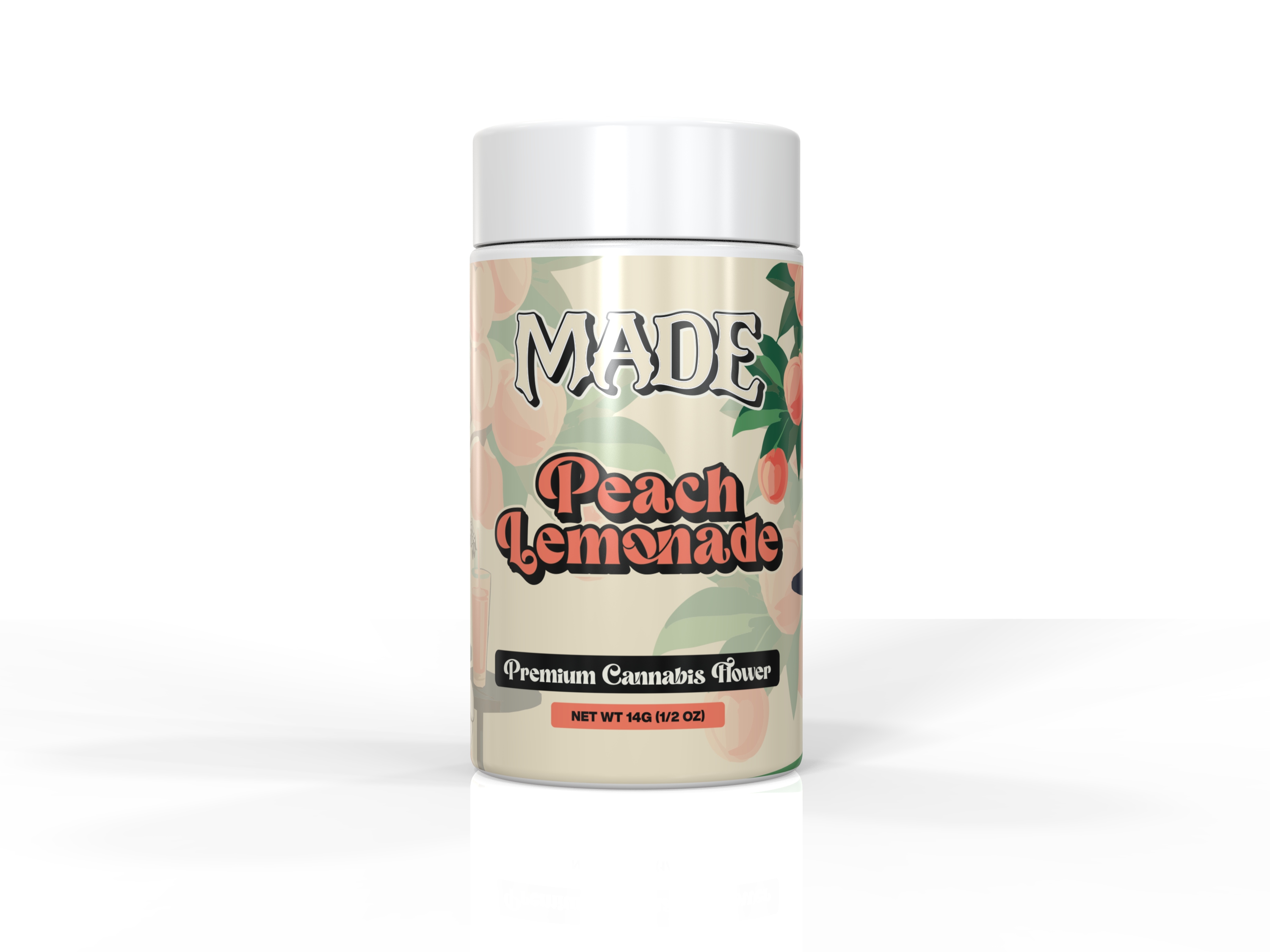 Photograph of product: Peach Lemonade Flower Smalls - 14g