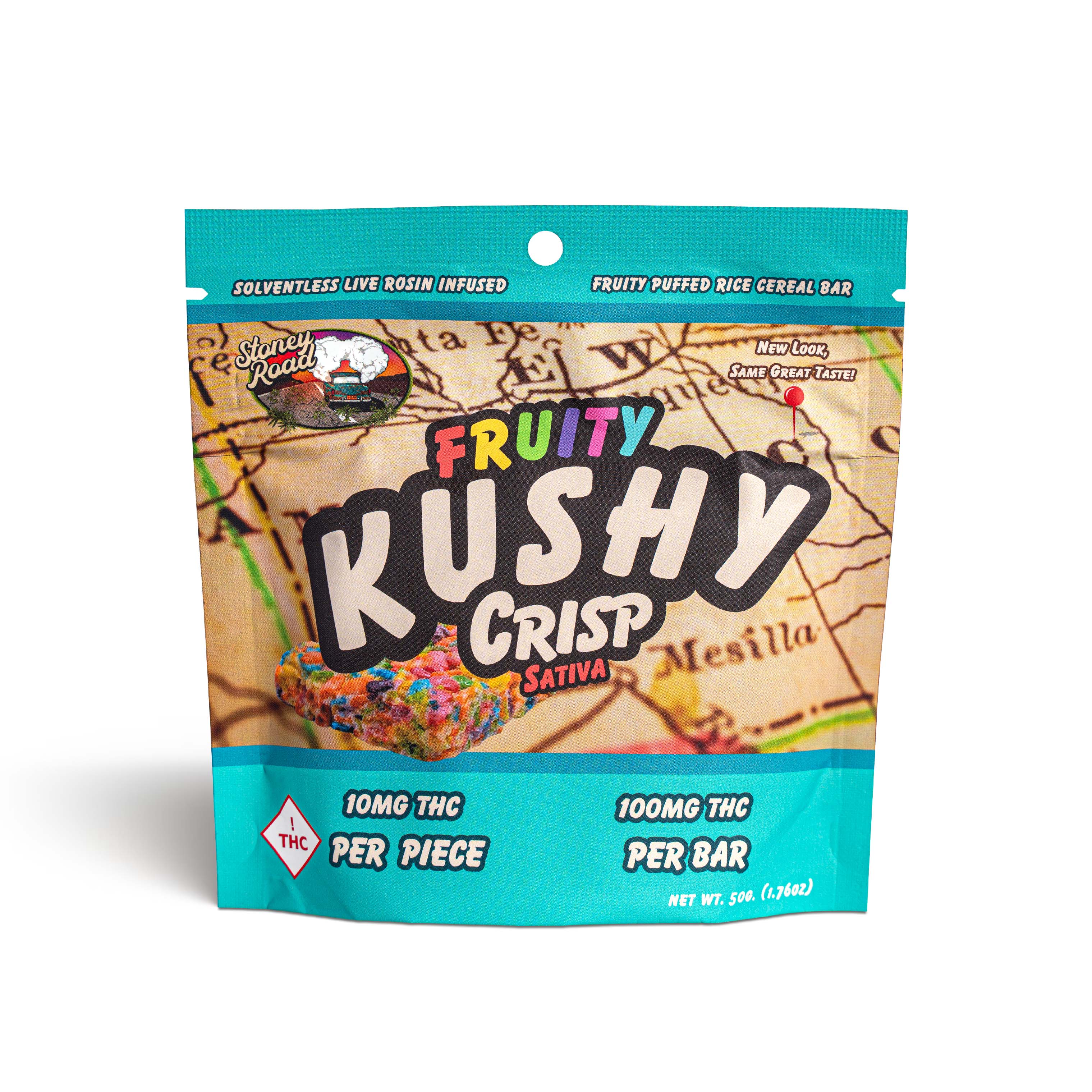 Photograph of product: Fruity Kushy Crisp Bar - 100mg