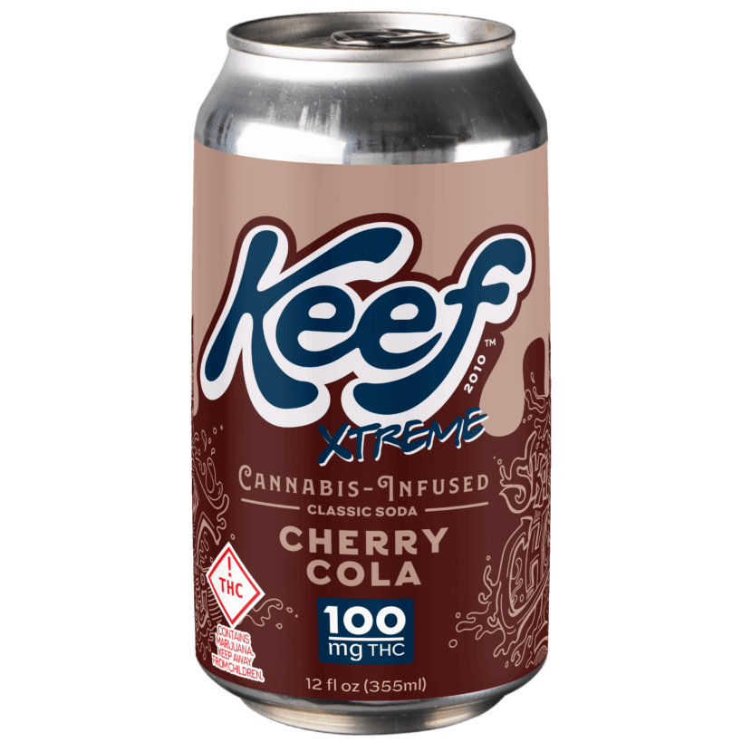 Photograph of product: Keef Cola, 100mg, Xtreme Cherry Cola