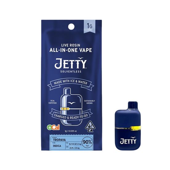 Photograph of product: Jetty AIO Solventless Mini Tank Tropaya 1g - 