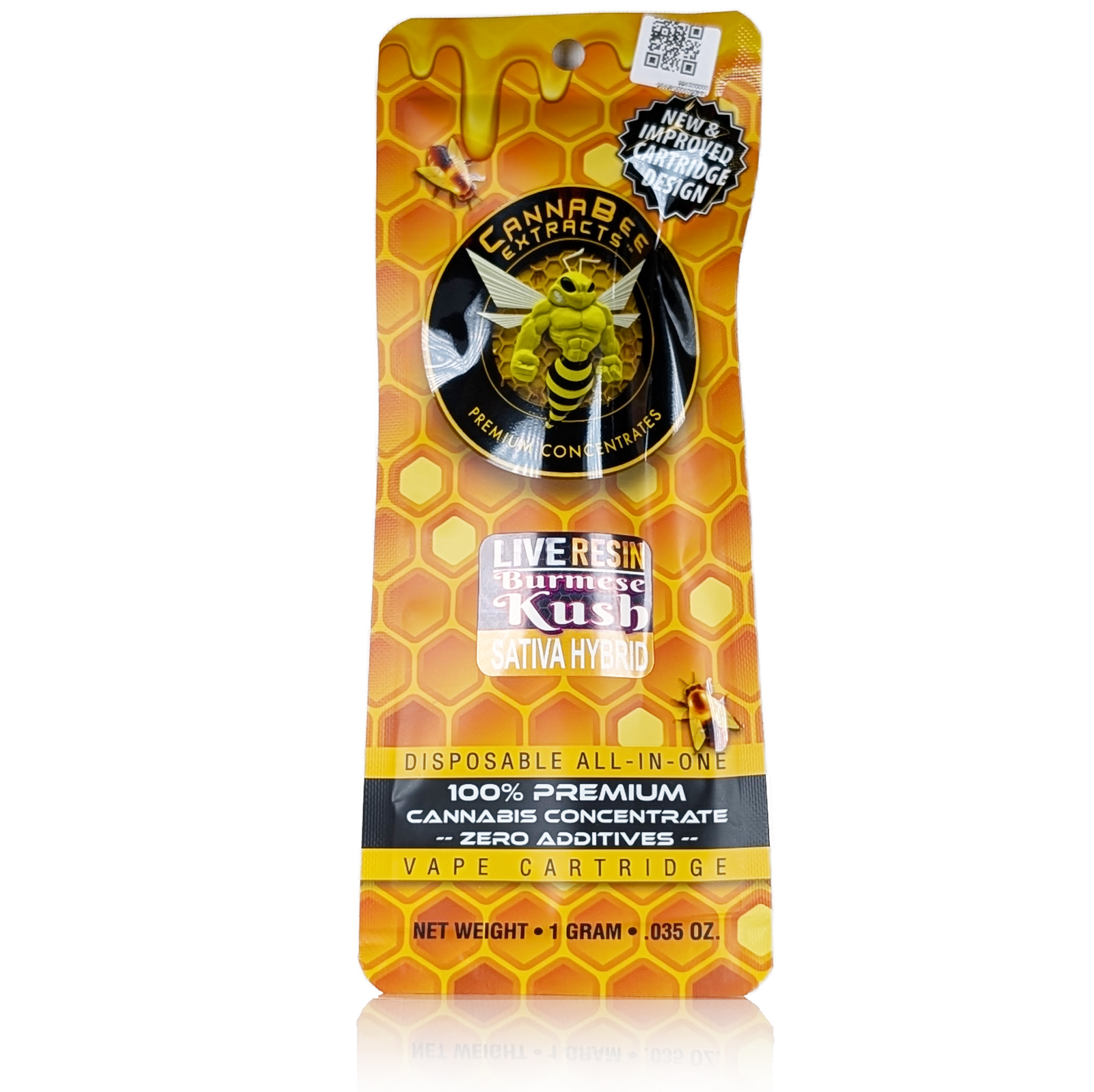 Photograph of product: BURMESE KUSH - LIVE RESIN CARTRIDGE