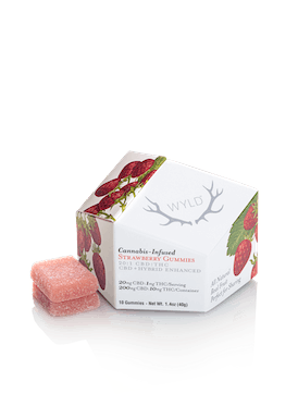Photograph of product: Strawberry | TH-oui:CBD 1:20 Gummies