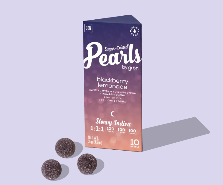 Photograph of product: Ratioed Blackberry Lemonade Gummies 100mg (10-Pack | 10mg Each)