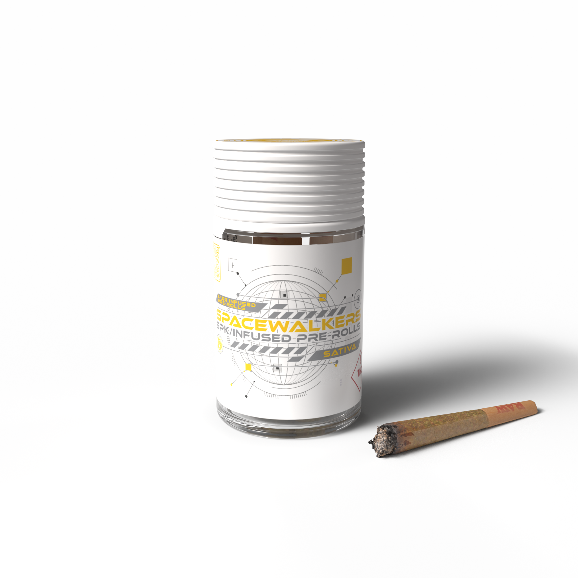 Photograph of product: Spacewalkers- 5 Pack- Infused Oui'd Pre-rolls