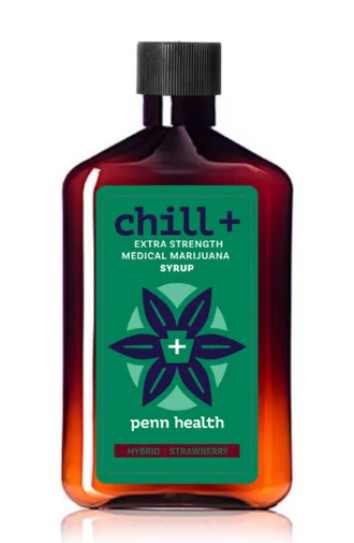 Photograph of product: Chill+ Strawberry Syrup 1000mg/250ml