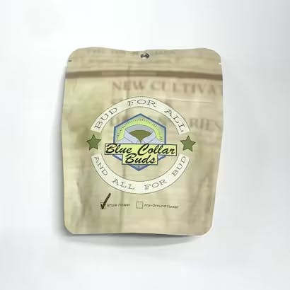 Photograph of product: Blue Collar Buds | Commercial St. Kush | 3.5g Flower