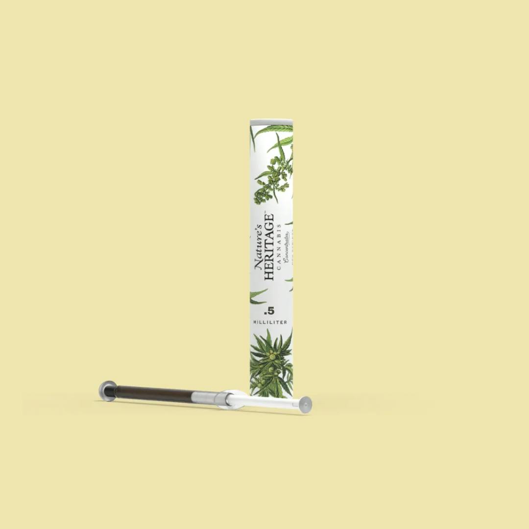 Photograph of product: RSO - .5g Syringe I Nature's Heritage
