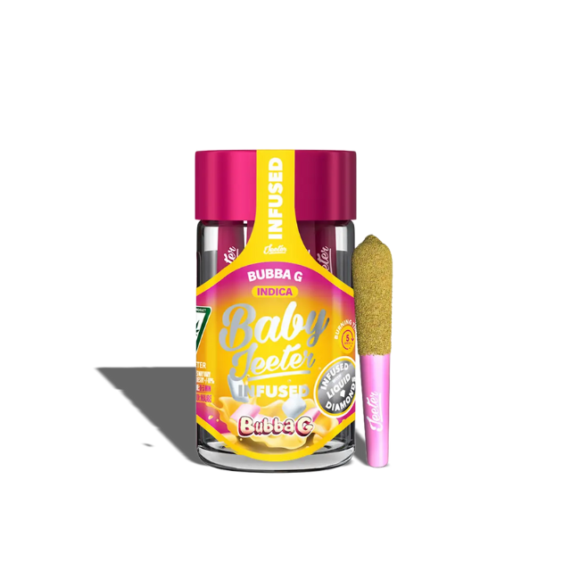 Photograph of product: 5PK- 0.5G- BUBBA G- INFUSED- DIAMOND- BABY JEETER