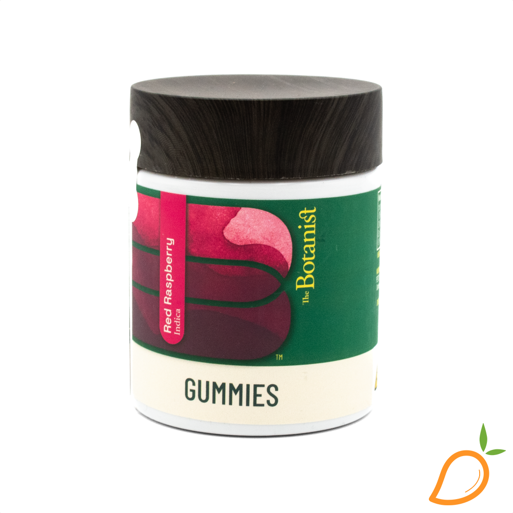 Photograph of product: 100mg Red Raspberry Gummies The Botanist