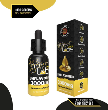 Photograph of product: Lit Labs   Unflavored Tincture Cbd