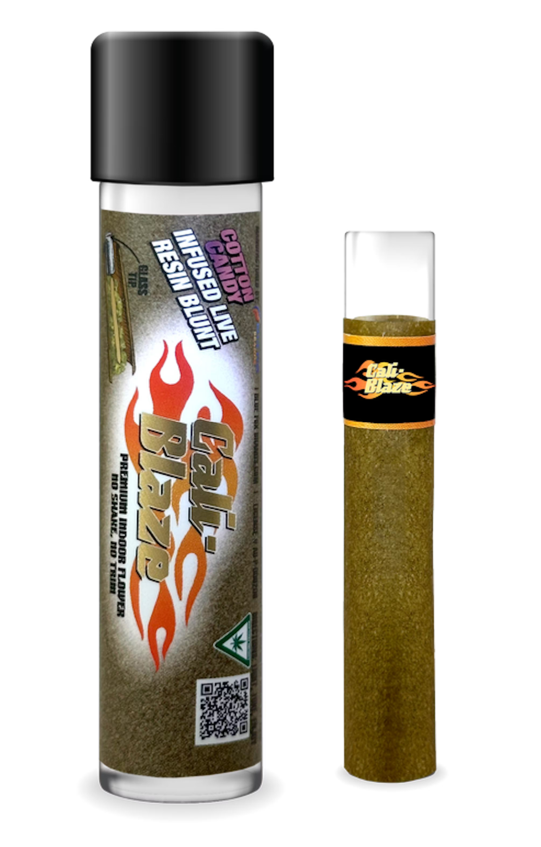 Photograph of product: Cali Blaze - Strawberry Lemonade Live Resin Glass Tip Blunt 1.2g | 3/$25