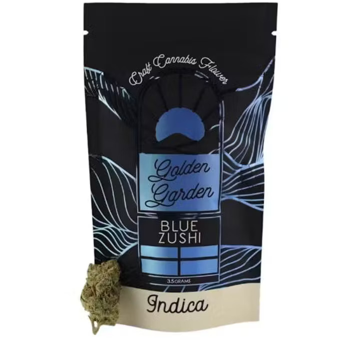 Photograph of product: Golden Garden - Blue Zushi - 3.5g Flower