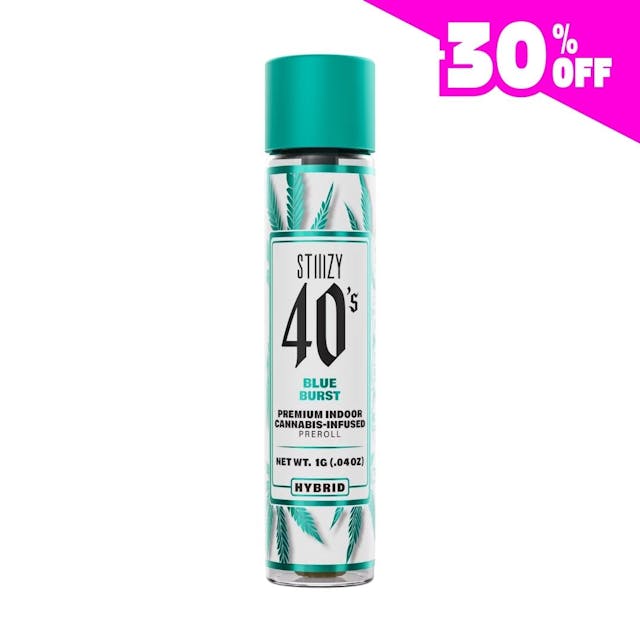 Photograph of product: Blue Burst - 40's Infused Preroll 1g - 