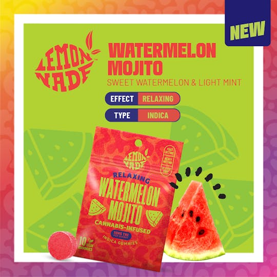 Photograph of Product: 100mg Gummies Watermelon Mojito