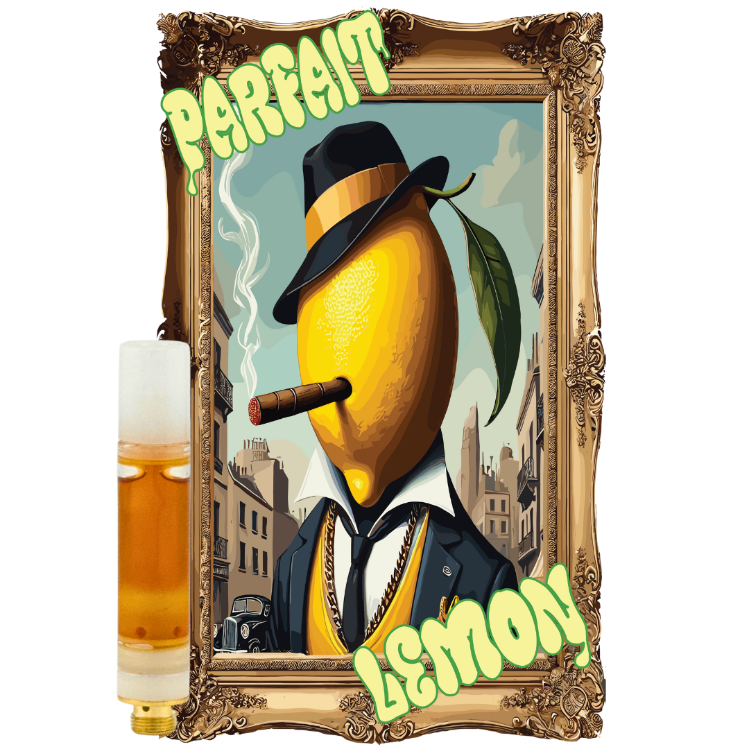 Photograph of product: Oui'd Lemon | 1g | Flavored Infused Cured Resin Cart