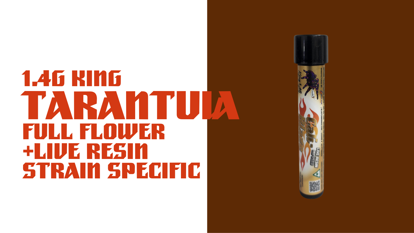 Photograph of product: Cali-Blaze - 1.4g Live Resin King Tarantula - Chem #4