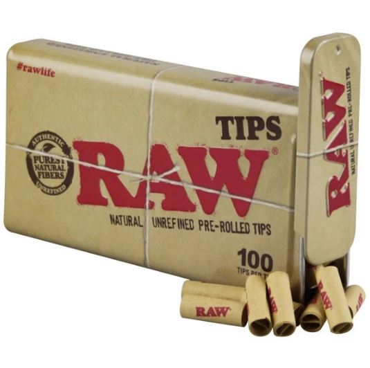 Photograph of product: RAW Pre Rolled Tips 100pk (A0137)