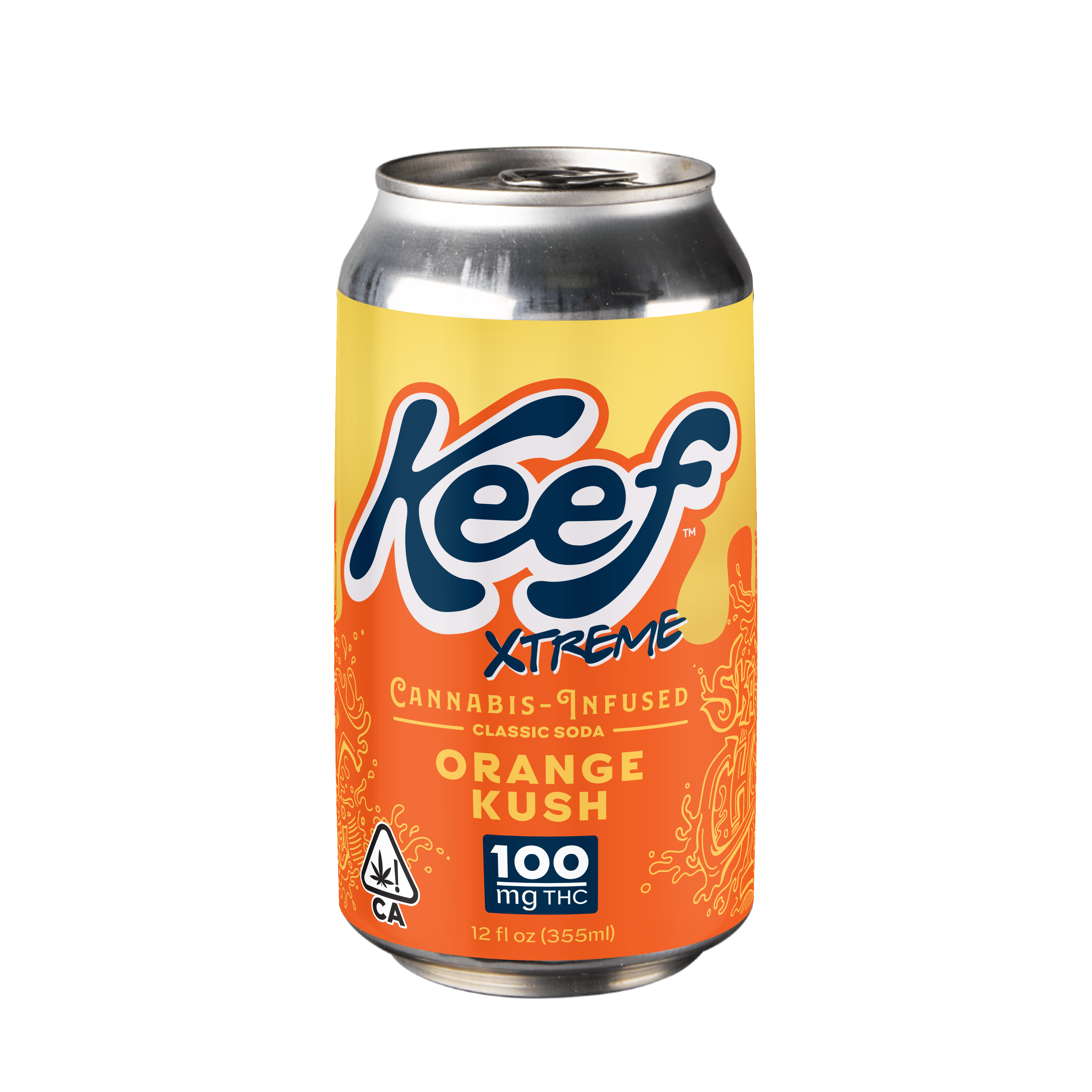 Photograph of product: Keef Cola 100mg Drinks Orange Kush