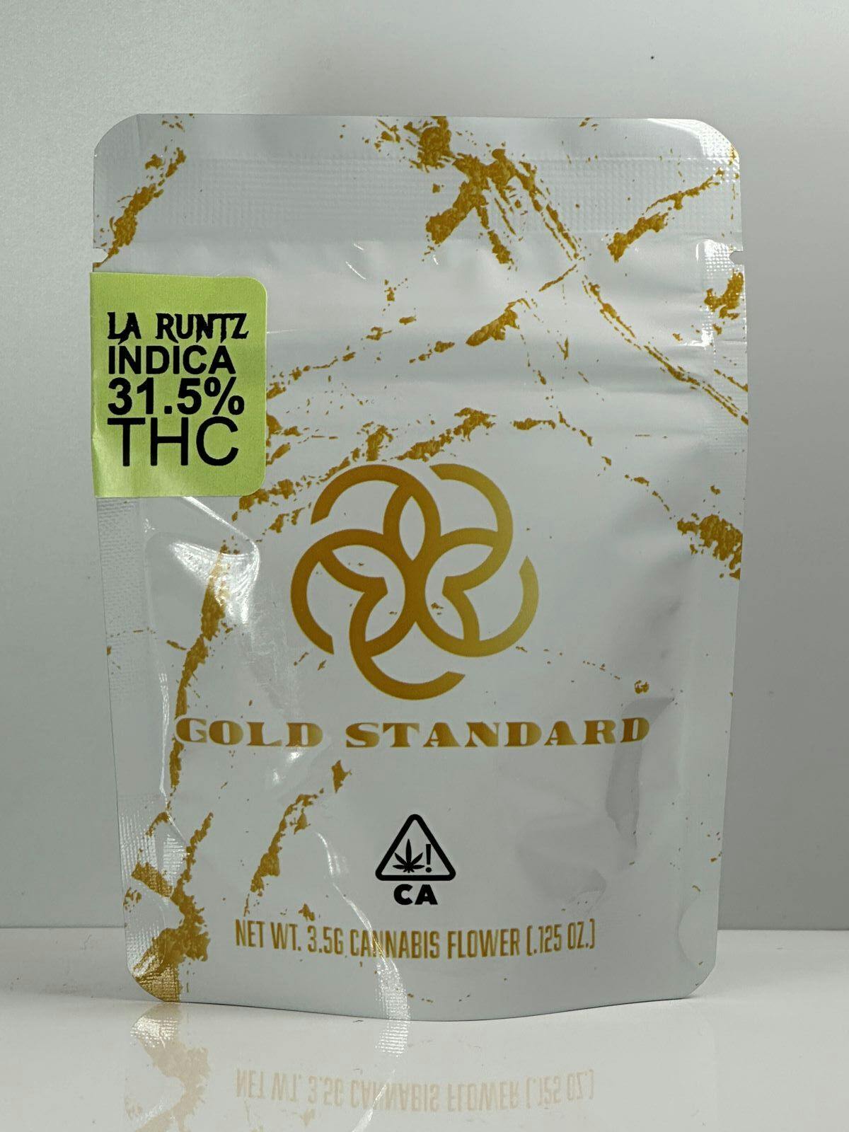 Photograph of product: Gold Standard LA Runtz SMALLS 1/8 PD 31%