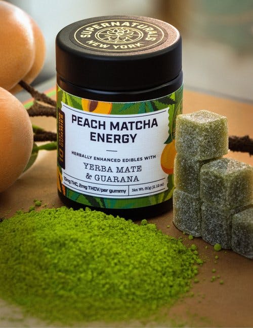 Photograph of product: Peach Matcha Energy | Gummies | 10pk