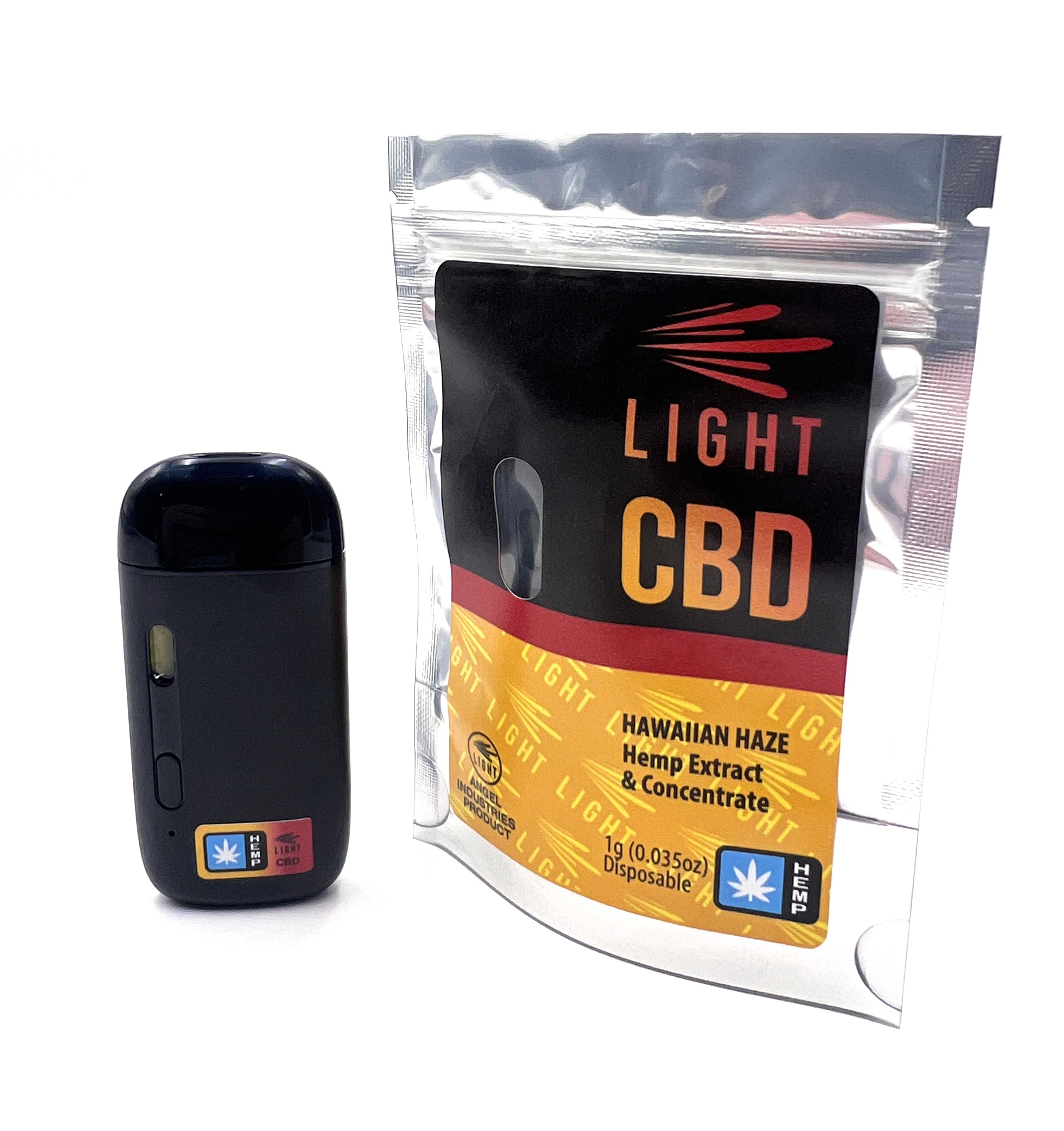Photograph of product: Angel 1g Disposable | Hawaiian Haze CBD Only