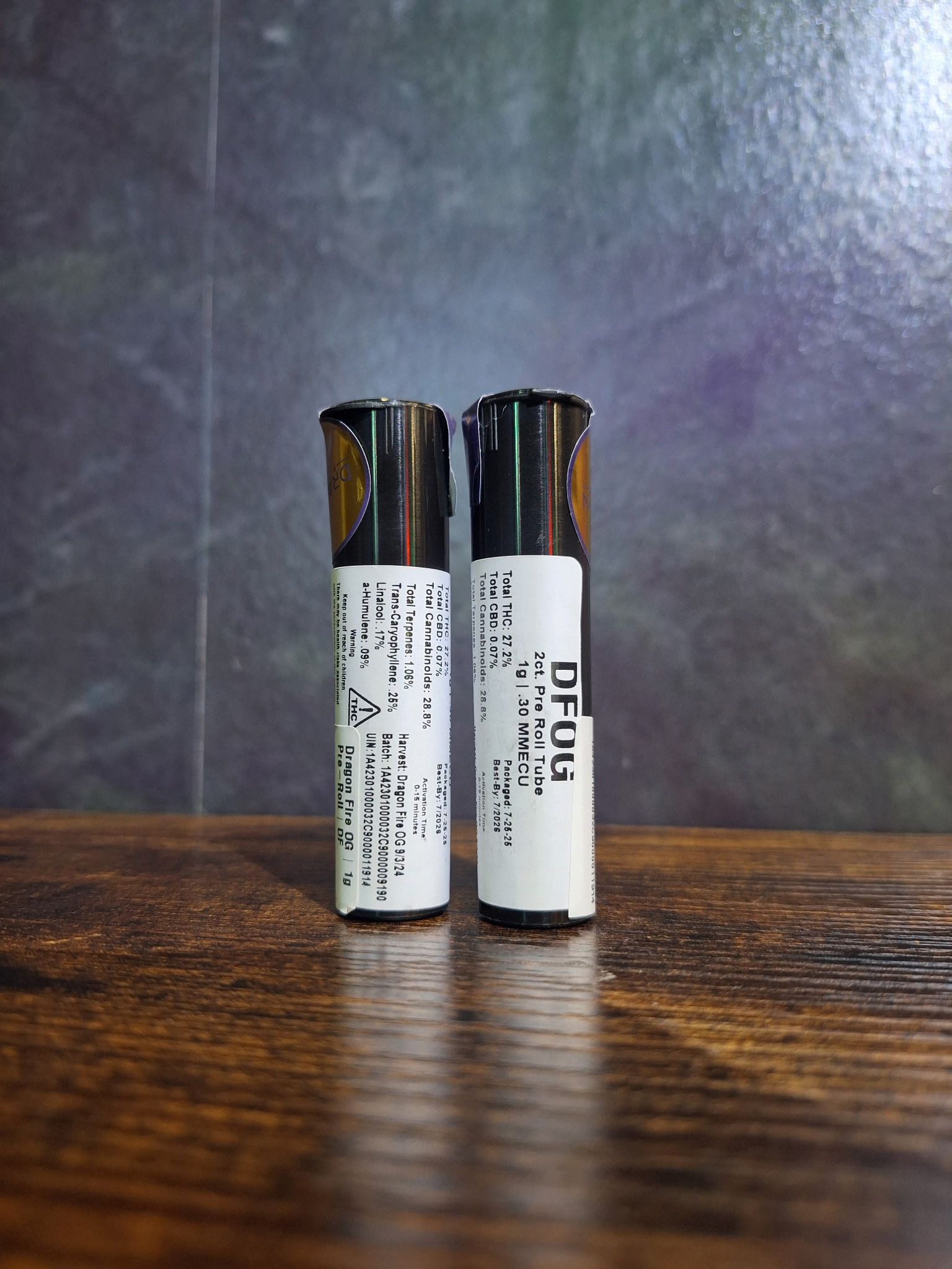 Photograph of product: Dragon Fire OG Pre-Roll | DF