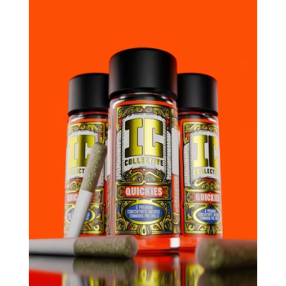 Photograph of product: IC Collective | Quickies Zerps x T.I.T.S. Infused 5pk | 2.5g