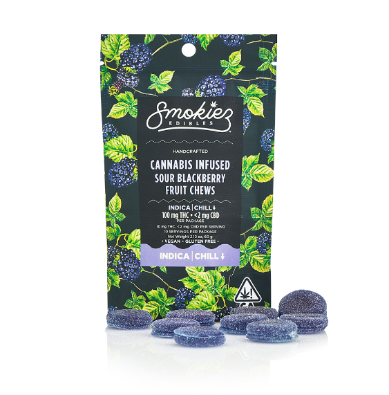 Photograph of product: SOUR BLACKBERRY (I) 10PK "CHILL" GUMMIES