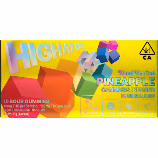 Photograph of product: Highatus | Pineapple Sour Gummy