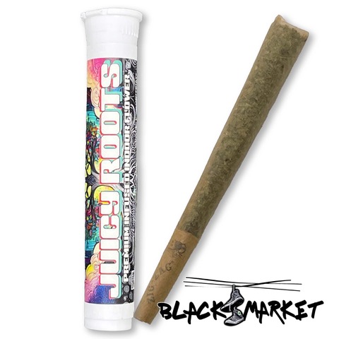 Photograph of Product: Juicy Roots - Infused Preroll - Blueberry Blitz (1g)