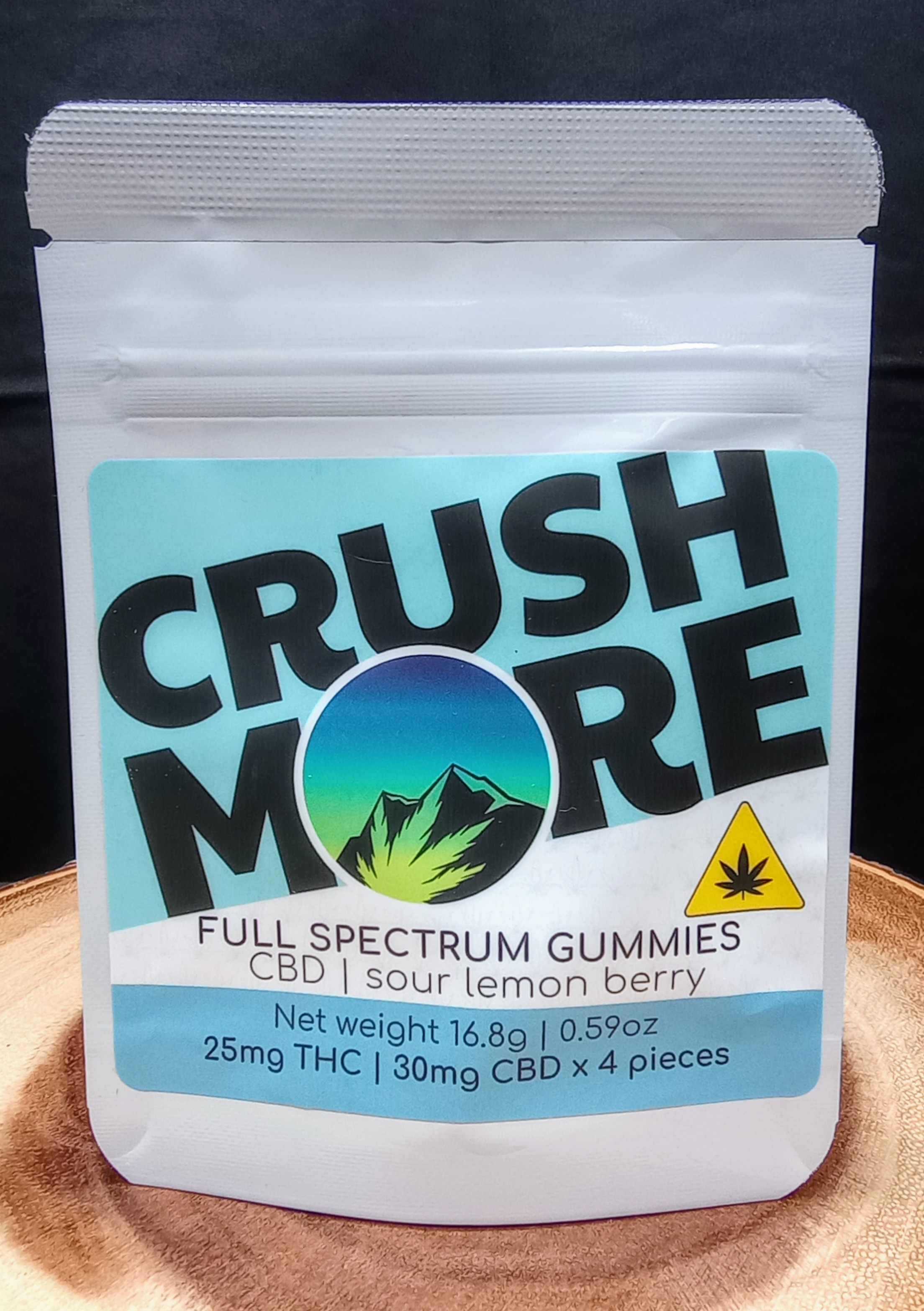 Photograph of Product: Sour Lemon Berry Gummies - 25mg (30mg CBD) 4pk