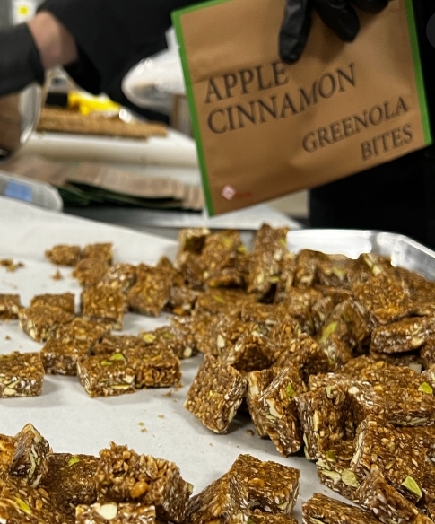 Photograph of product: Rosin Infused | Apple Cinnamon Greenola Bites | 10pk