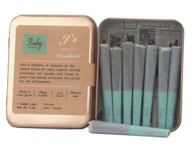 Photograph of product: Sour Tangie - 7pck 3.5g Pre-rolls