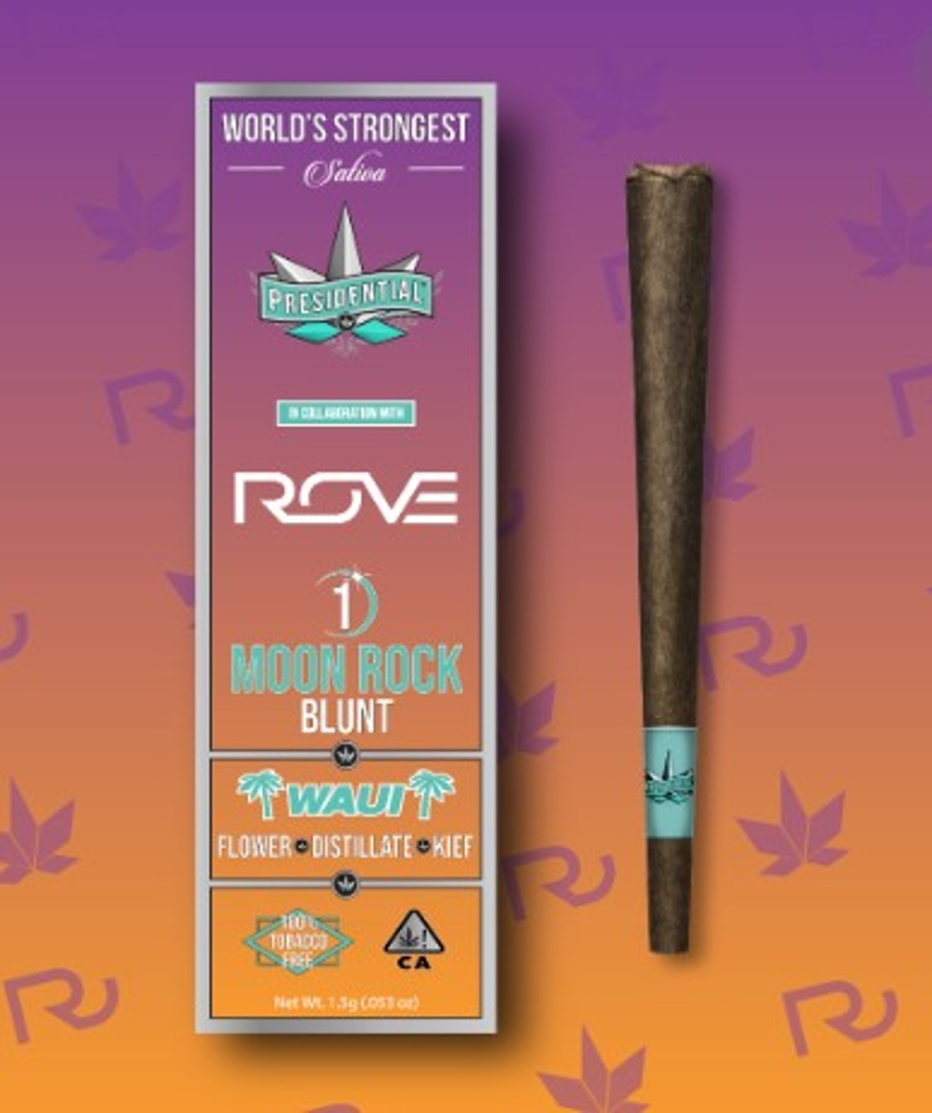 Photograph of product: [Presidential] Infused Moonrock Blunt - 1.5g - Waui (S) (PROMO)