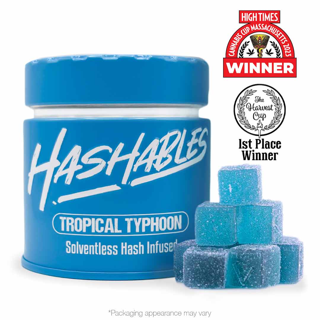 Photograph of product: Tropical Typhoon au chocolat Rosin Gummies, 20 Pack