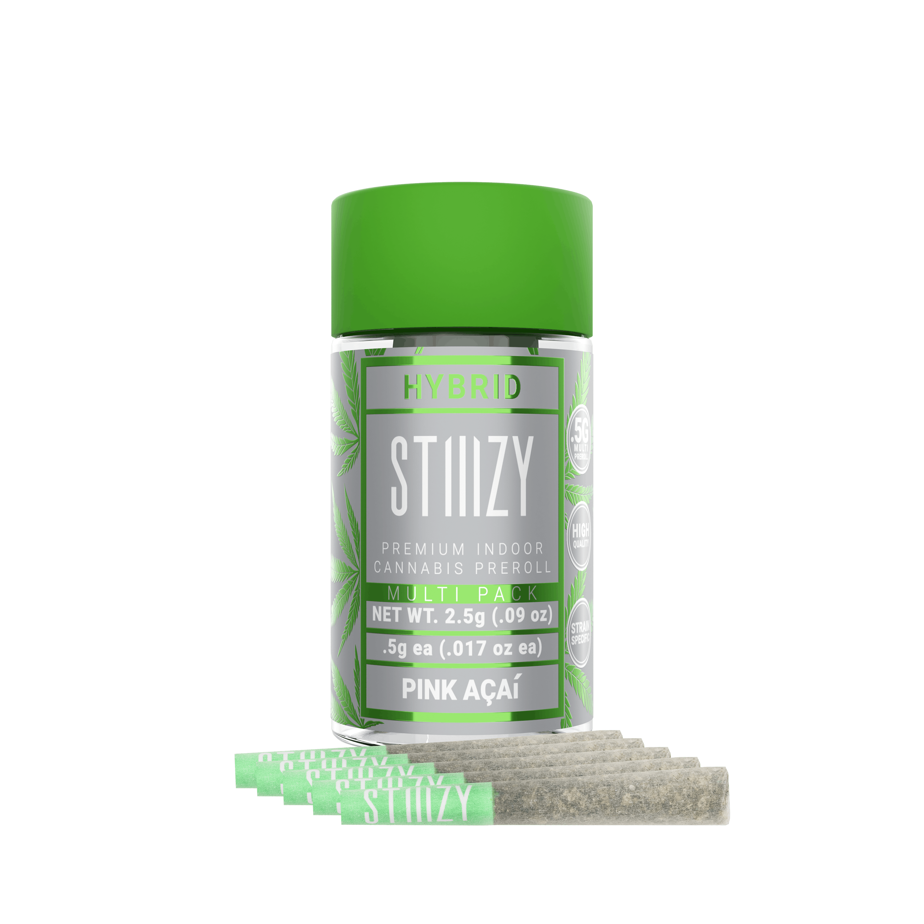 Photograph of product: .5G PREROLL MULTI PACK - PINK ACAI