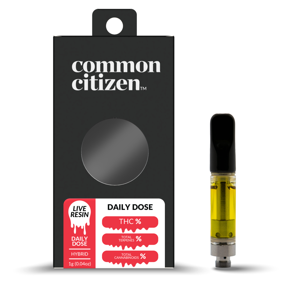 Photograph of product: Common Citizen - Grease Bucket Live Resin Cartridge 1g