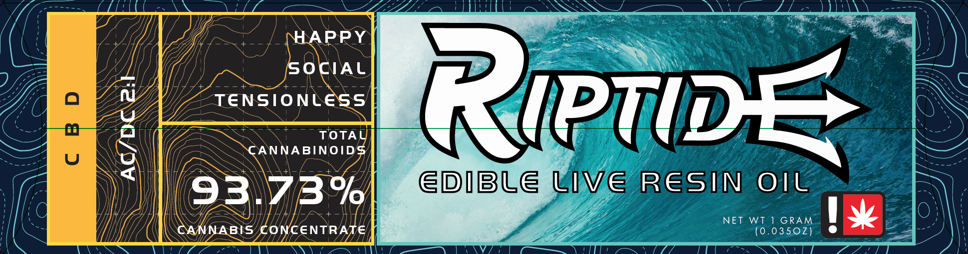 Photograph of product: RipTide - AC/DC 2:1 - 1g ELRO