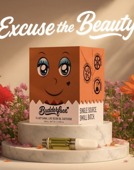 Photograph of product: Budderface - 1g Live Resin Cart - Permanent Marker