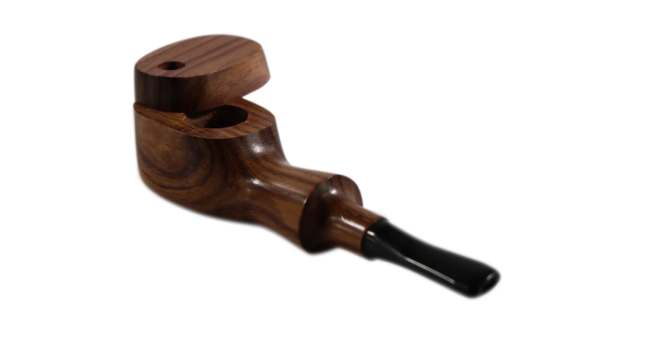 Photograph of product: Hand Pipe | The Mill | Wood | Swivel Cover [4"]