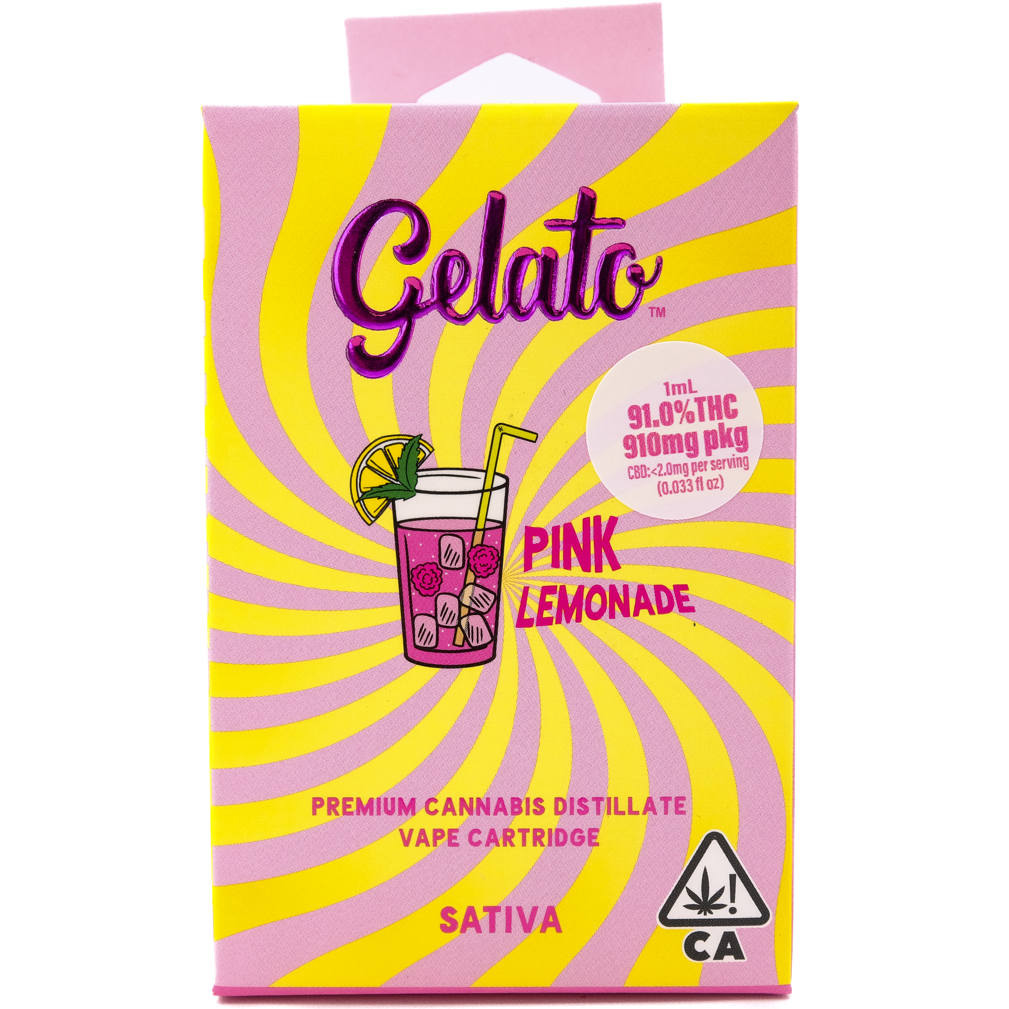 Photograph of product: Gelato | 1G 510 Cart | Pink Lemonade