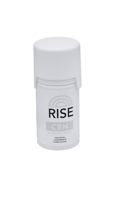 Photograph of product: Rise | CBN Tablets | 200mg